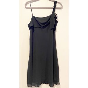 Ann Taylor Loft Size 10 Sleeveless Black Dress